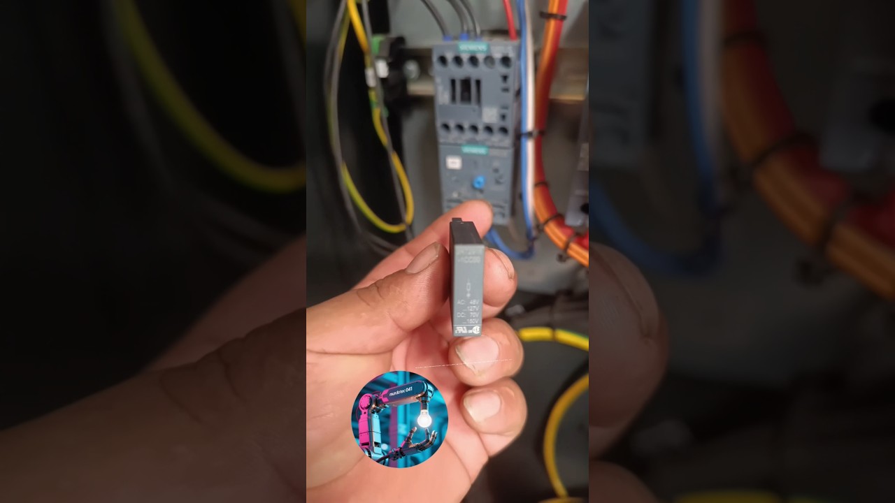 Contactor coil surge suppressor (snubber)