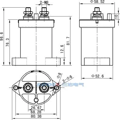 SEV250AD HV DC Contactor detail (5)