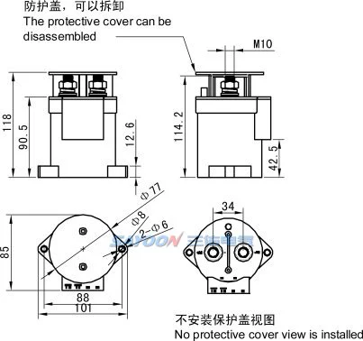 SEV600AH HV DC Contactor detail (4)