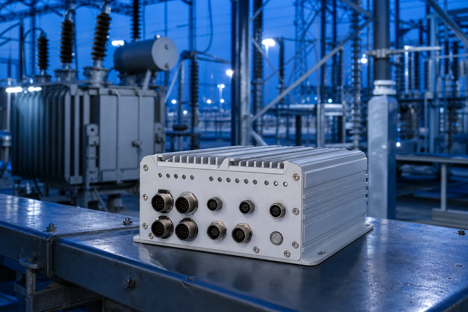 1000 amp dc contactor — SAYOON official product with illustrative industrial background (not a real site photo)