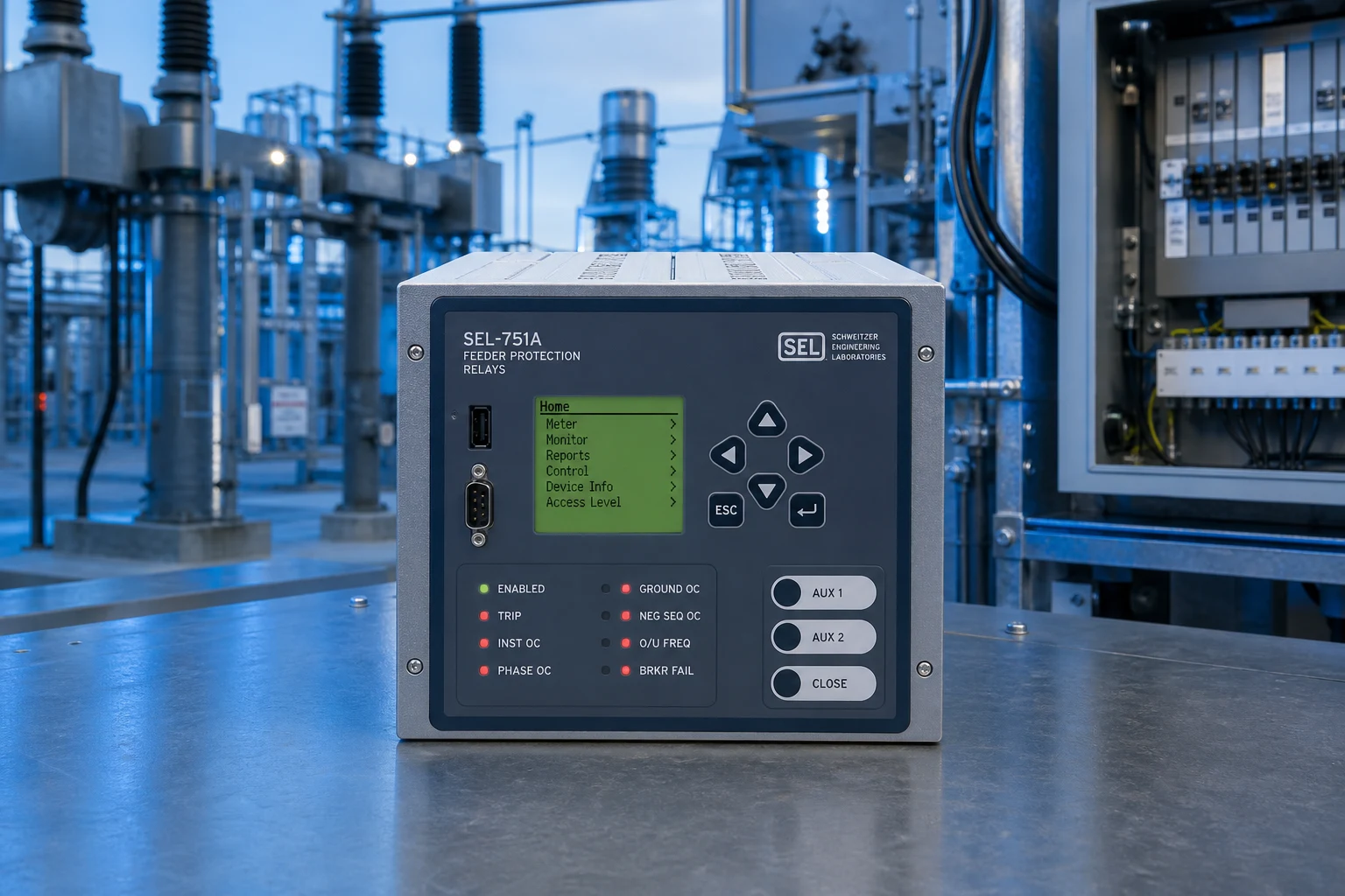 200 amp dc contactor — SAYOON official product with illustrative industrial background (not a real site photo)