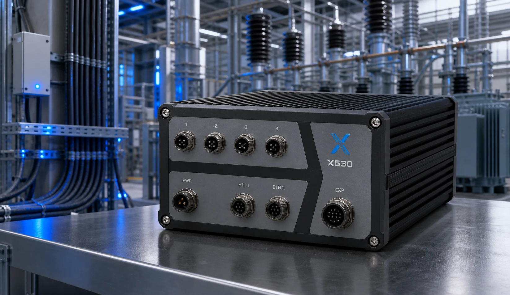 300 amp dc contactor — SAYOON official product with illustrative industrial background (not a real site photo)