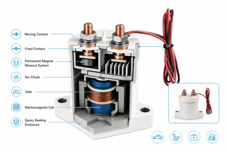 DC Contactor Selection Guide: Key Factors for Reliable Motor Control