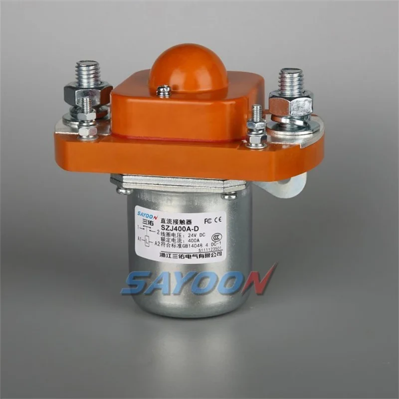 SAYOON DC contactor product view for a 24VDC coil enquiry