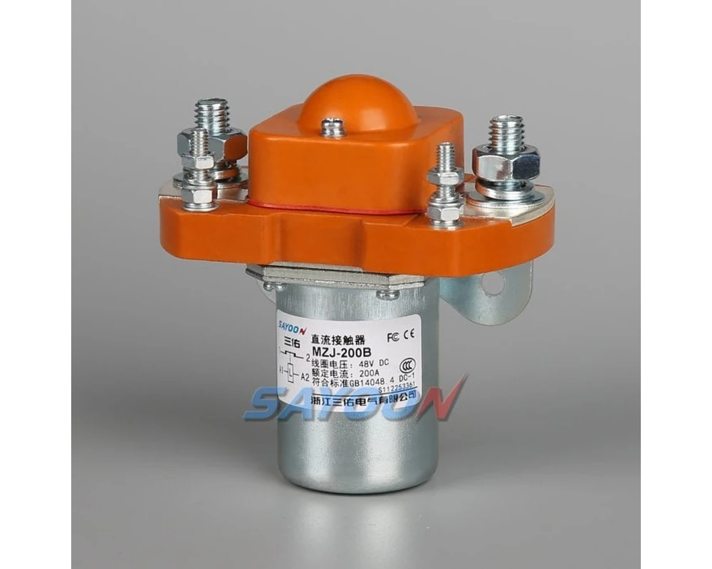 SAYOON DC contactor view for recording an auxiliary signal
