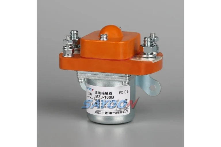 SAYOON DC contactor shown for an auxiliary signal review
