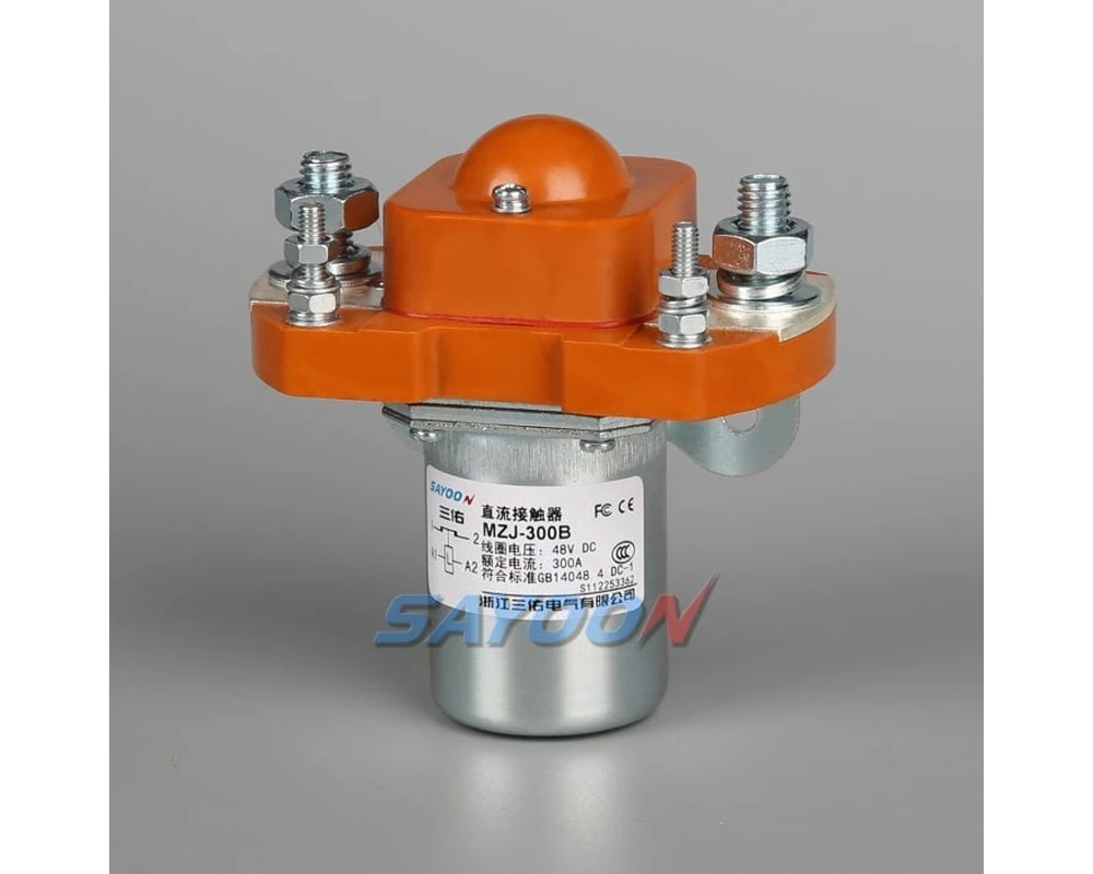 SAYOON DC contactor product view for auxiliary signal review