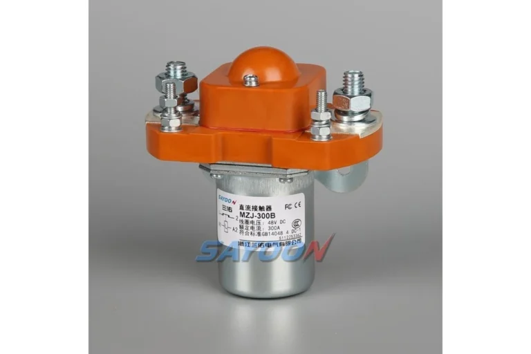 SAYOON DC contactor shown for a contactor chattering diagnostic record