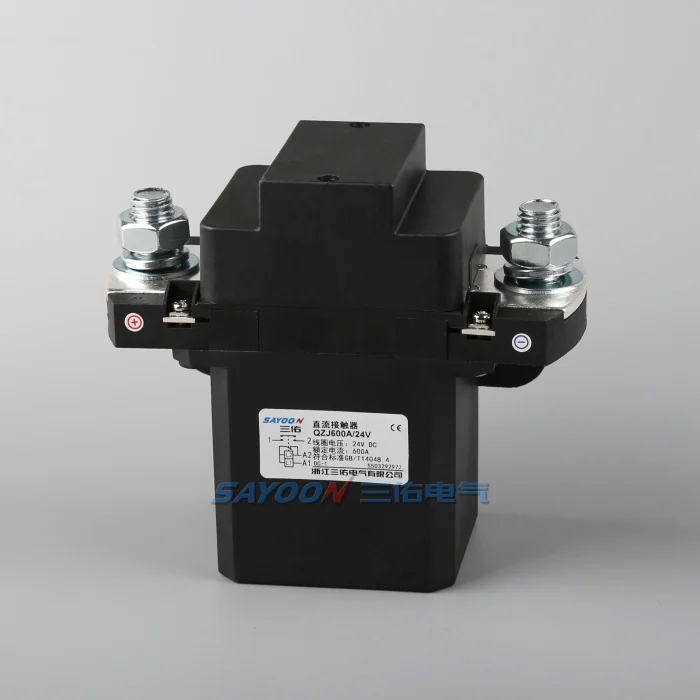 SAYOON DC contactor product view for a drawing revision review