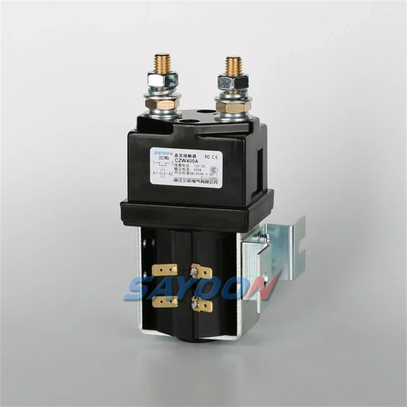 CZW DC contactor used as a visual reference for a safe testing guide