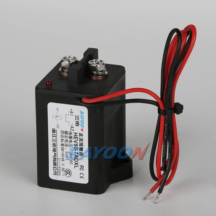 SAYOON DC contactor product view for a controlled lead time RFQ