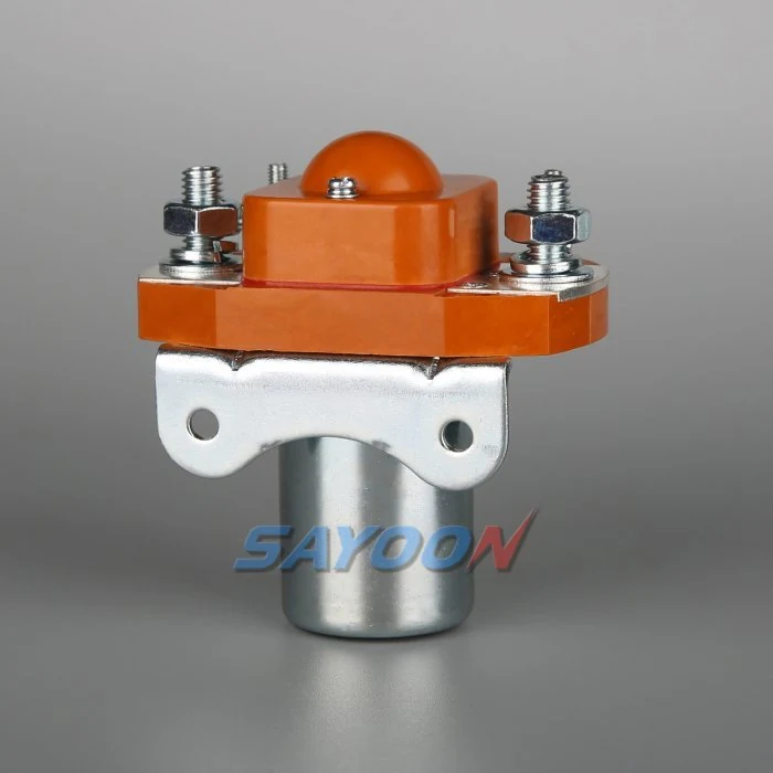 Normally closed DC contactor for motor protection and control circuits