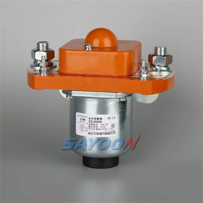 SZJ600A normally open DC contactor front product reference