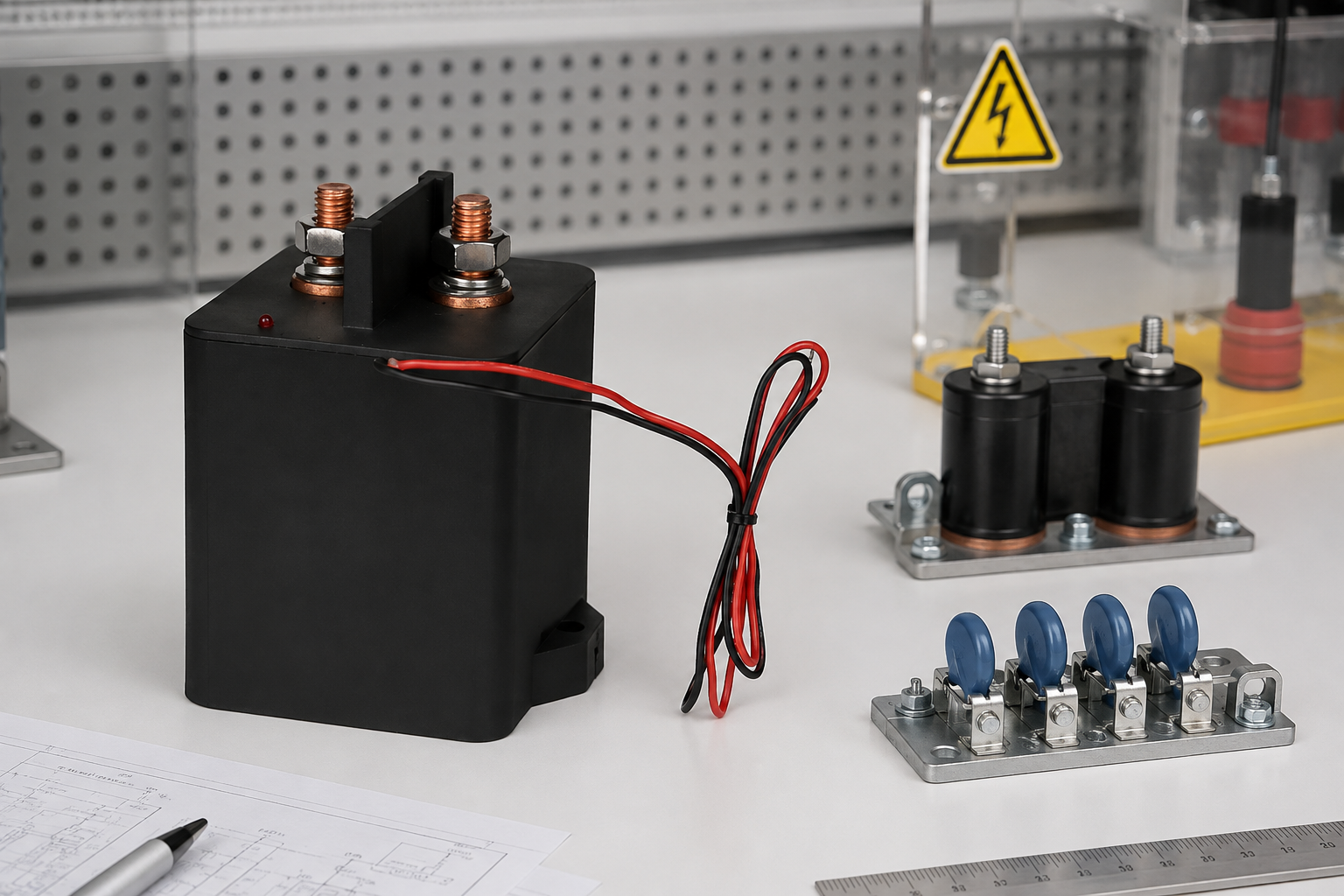 Revue des applications du contacteur CC scellé en résine époxy haute tension HEV600 pour la suppression d'arc des contacteurs CC