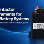 EV Contactor Requirements for 800V Battery Systems
