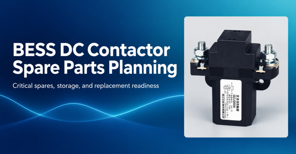BESS DC Contactor Spare Parts Planning