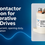 AGV Contactor Selection for Regenerative Motor Drives