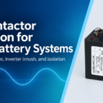 DC Contactor Selection for Solar Battery Systems