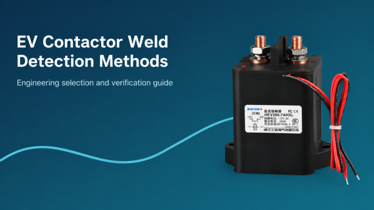 EV Contactor Weld Detection Methods featured banner