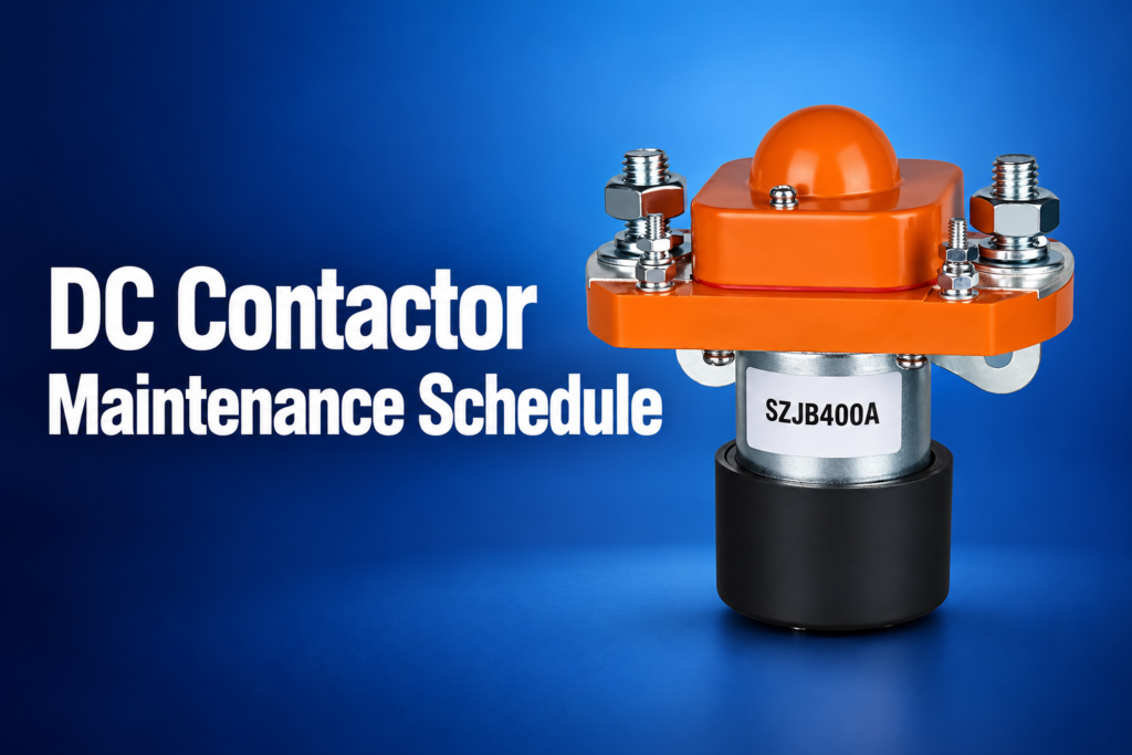 Preventive Maintenance Schedule for DC Contactors