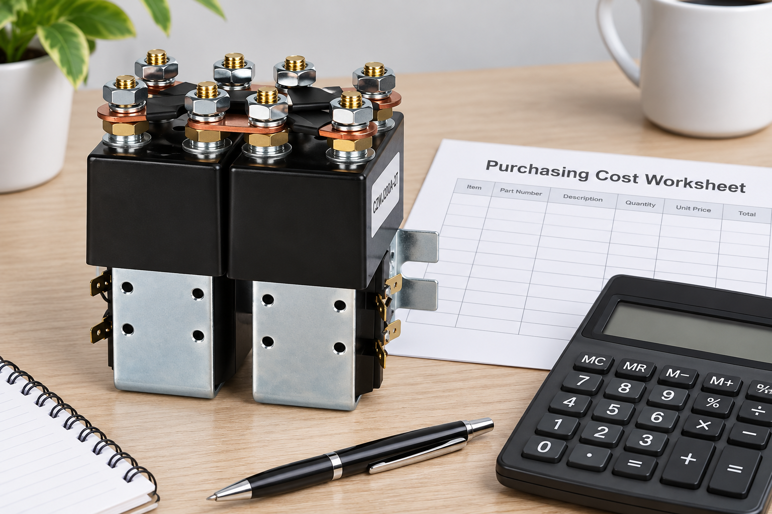 CZWJ200A-2T construction reference for dc contactor total cost of ownership