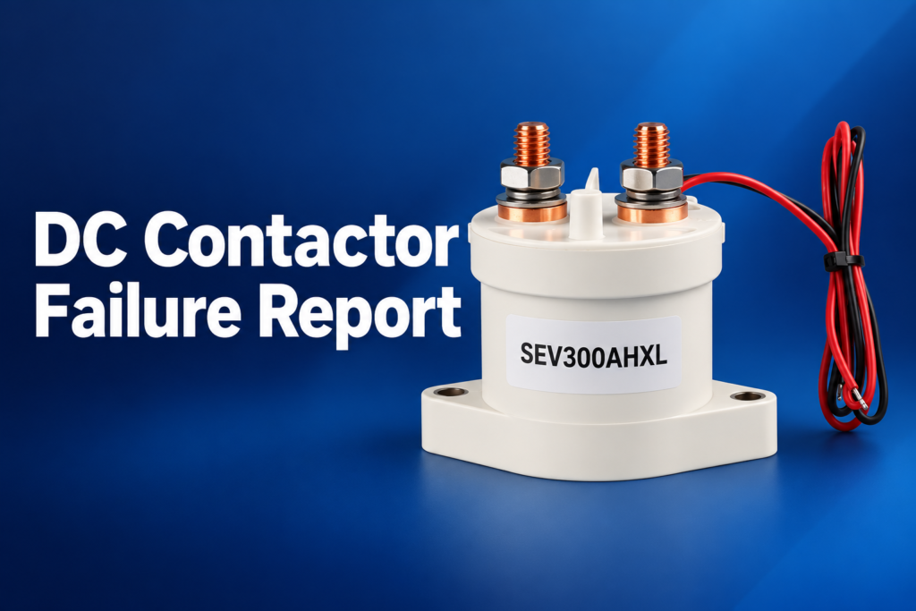 DC Contactor Warranty Failure Report Checklist